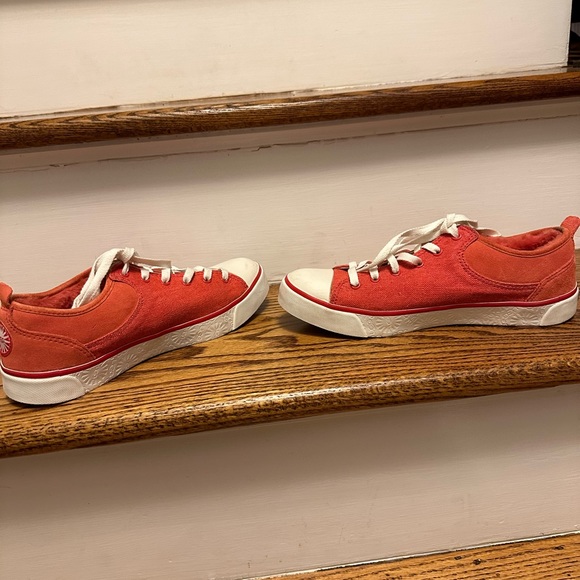 Fur Lined red UGG sneakers. Size 8.5. Have never been worn out of the house. - Picture 8 of 11